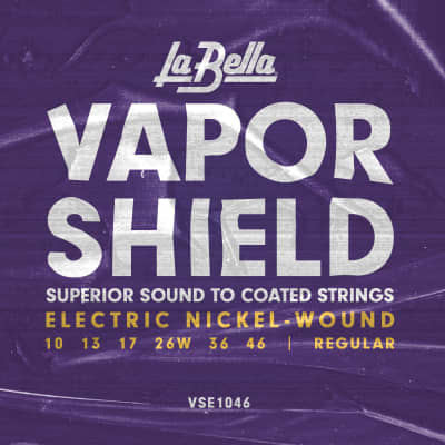 LA BELLA La Bella Vapor Shield | Muta di corde per chitarra elettrica - packaging borsa VSE1046-BORSA Scalatura: for sale