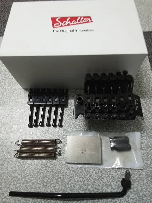 Schaller Lockmeister Black electric guitar tremolo with Reverb