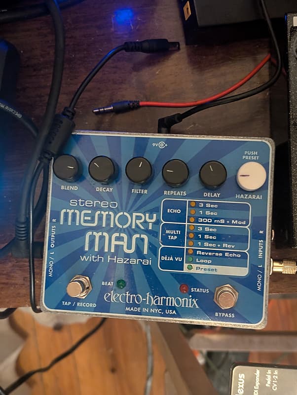 Electro-Harmonix Stereo Memory Man with Hazarai