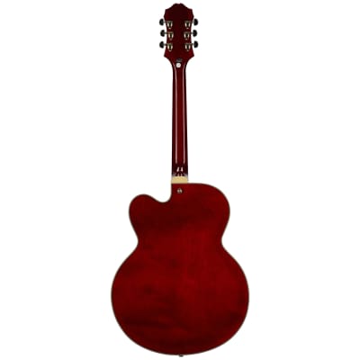Epiphone Broadway Electric Guitar (with Gig Bag), Wine Red image 5