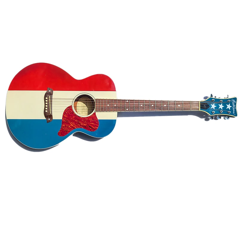 Vintage Nos Buck Owens Acoustic Guitar By Fender Americana image 1