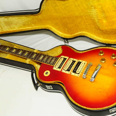 1970s Burny Single Cut Standard Model 3 Pickup Electric Guitar Ref No 3550 image 1