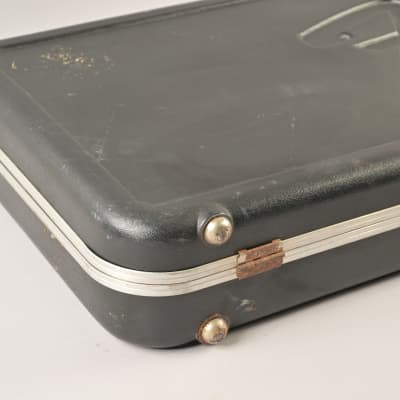 Vintage 1977 1978 1979 1980 1981 Fender Stratocaster Telecaster Molded Plastic Guitar Black CASE USA 1970s image 10
