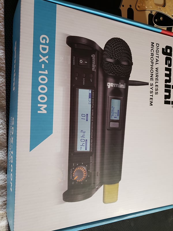 GEMINI DIGITAL WIRELESS MICROPHONE GDX 1000M 2021 Black Reverb