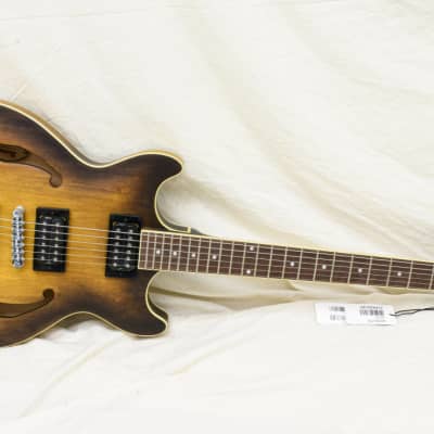 Ibanez AM53 Hollow Body - Tobacco Flat image 5