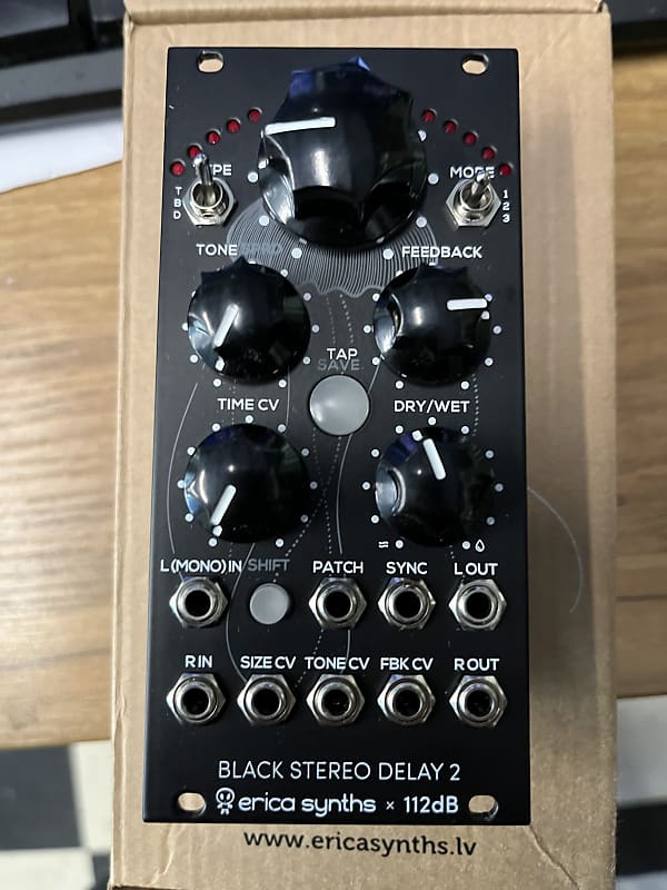 Erica Synths Black Stereo Delay 2
