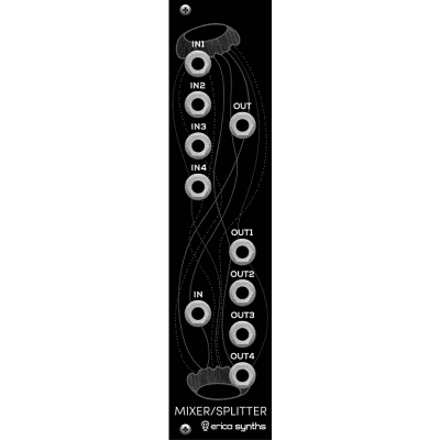 erica synths Black Stereo Mixer V3 【公式通販】
