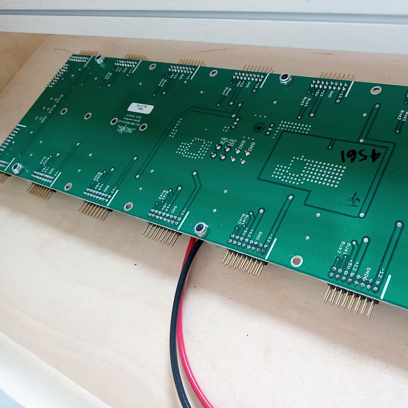 make noise power supply distribution board and brick Reverb