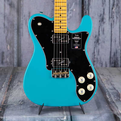 Fender American Professional II Telecaster Deluxe, Miami Blue *DEMO MODEL* image 1