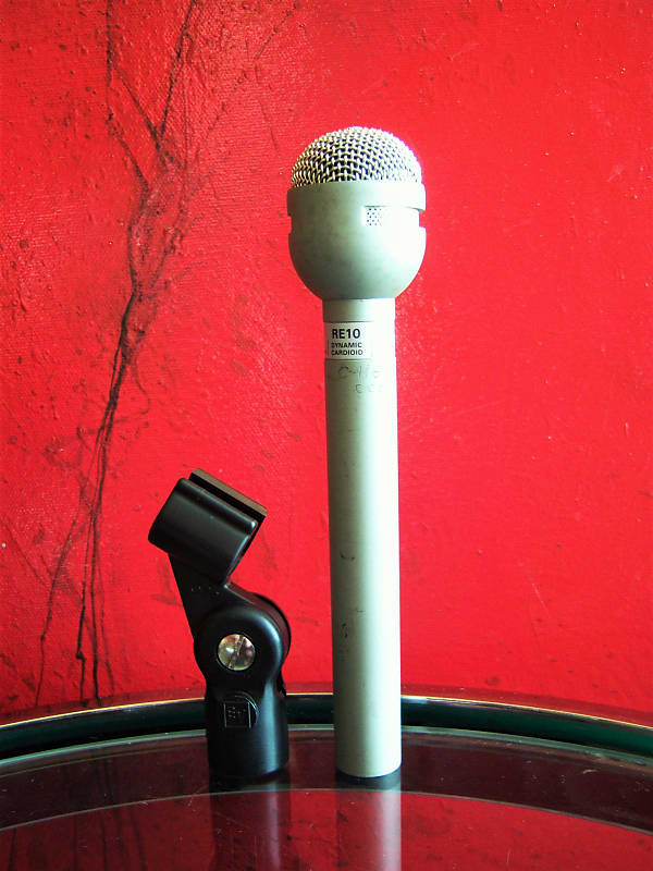 Vintage 1990 Electro-Voice RE10 Supercardioid Dynamic Microphone w  accessories # 3