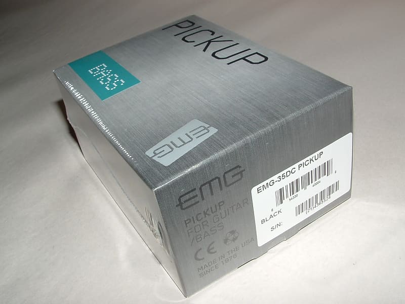 EMG 35DC Active Bass Pickup (Black)  New with Warranty image 1