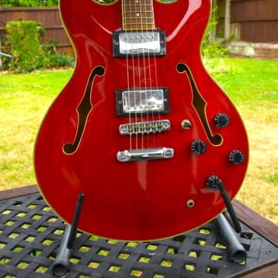 ARIA Pro II TA-62C セミアコ　　gotoh Aria Pro II TA-62 - Wine Red | Blue Guitars Online Store