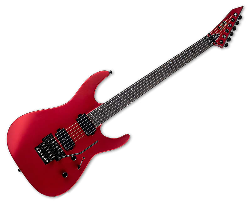 ESP LTD M-1000 Electric Guitar - Candy Apple Red Satin image 1