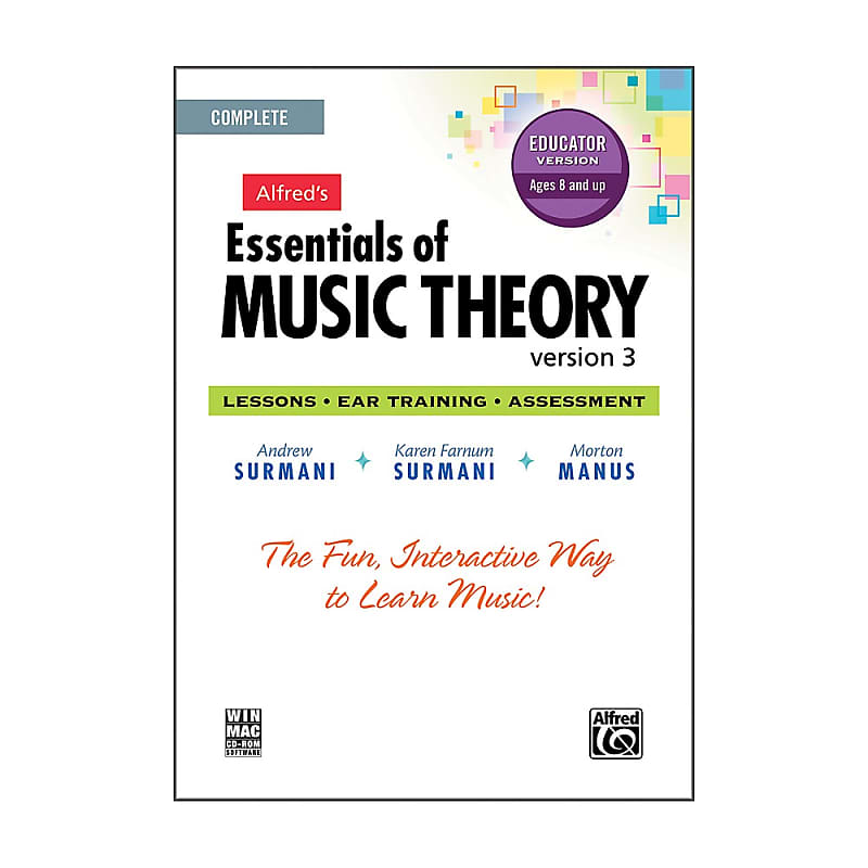 Alfred Essentials of Music Theory: Version 3 CD-ROM Educator | Reverb