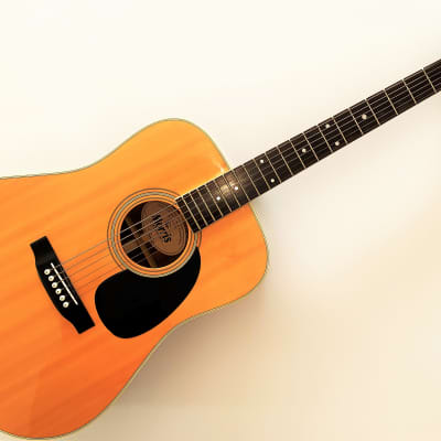 Rare Morris W-20 Made In Japan Vintage Dreadnought Acoustic