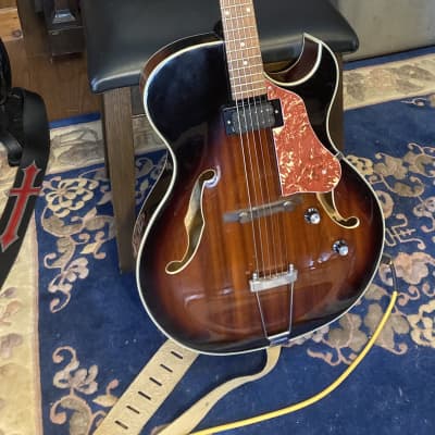 Sweet Mahogany Archtop Jazz Guitar Baby! *Upgraded* Washburn HB15CTSK HB Series Hollowbody for sale
