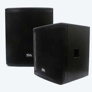 Seismic Audio Magma-118S-PAIR Passive 1x18" High-Power 800w Subwoofer Speakers (Pair)