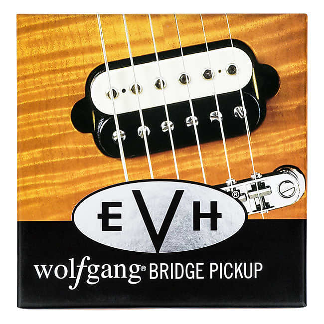EVH Wolfgang Bridge Pickup Black and White 0222137002 image 1
