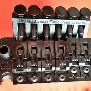 Brand New Black Schaller Floyd Rose Tremolo Bridge set OEM