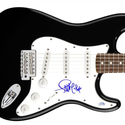 Pierre Bouvier Autographed Signed Guitar ACOA image 2