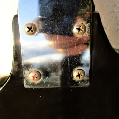 Zim Gar Model J-2 Guitar,  1960's ,  Made In Japan,   Sunburst Finish,   Sounds Great image 11