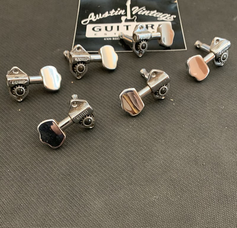 Kolb Guild logo Guitar Tuners Vintage Original Starfire Reverb