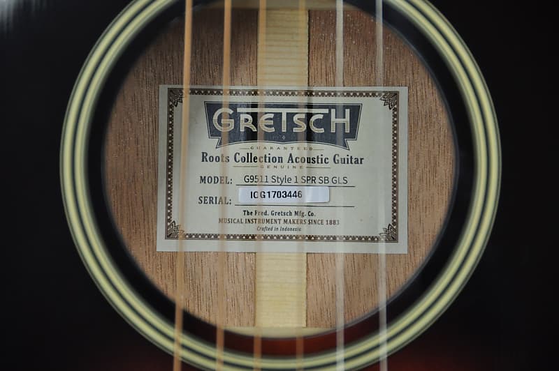未使用/レア物】GRETSCH G9511 Style1 SPR SB GLS