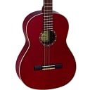 Ortega Family Series Spruce Top Nylon String Acoustic Guitar Wine Red R121SNWR