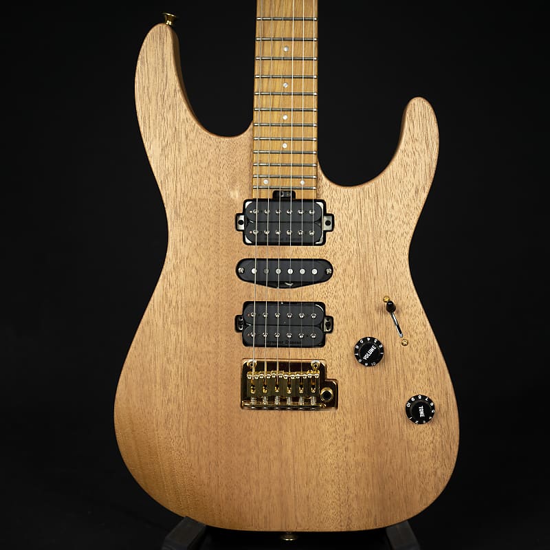 Charvel Pro-Mod DK24 Solid Body Electric Guitar Maple Fingerboard Mahogany Natural (MC220002334) image 1