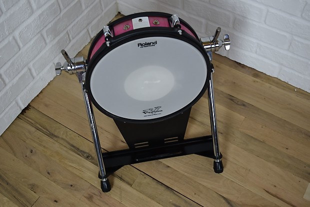 Roland V drum Red KD 120 bass drum mesh trigger pad near MINT used kick for sale Reverb