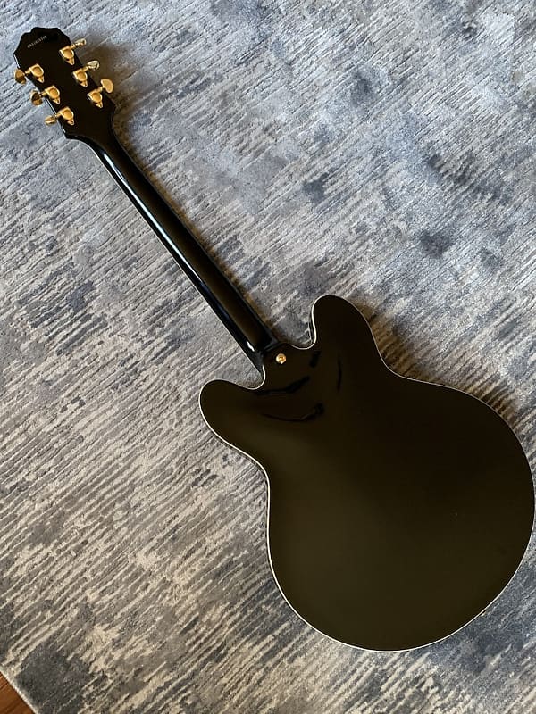 Epiphone Sheraton II Ebony Left Handed w/Case | Reverb Epiphone Sheraton II Ebony Left Handed w/Case | Reverb
