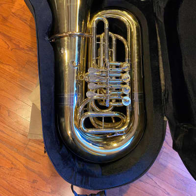  Levante LV-BT5705 Bb Tuba with Soft Case - 4 Rotary