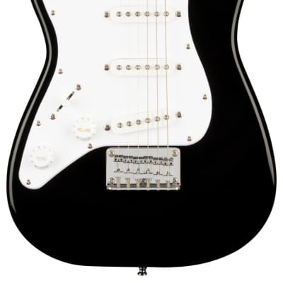 Fender Squier Mini Stratocaster Left-Handed Electric Guitar - Black image 1