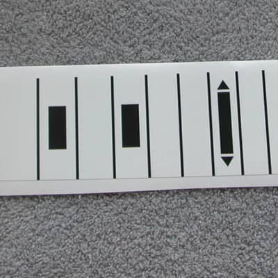 GeorgeBoards™ RetroFit UpGrade Kit Fits Rogue and similar Lap Steel Guitar - Tough Pla C6 A6 Type Tunings White Fretboard Peel N Stick for sale