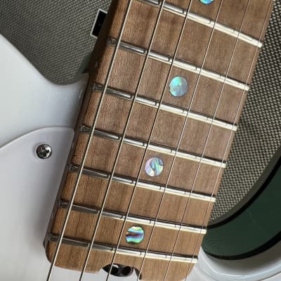 Revelator Guitars - Retrosonic Deluxe - Olympic White & Foam Green image 3