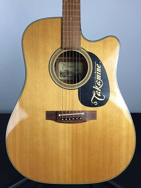 Takamine EF340SC Dreadnought Acoustic Guitar Natural