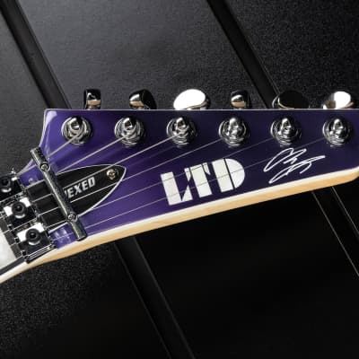 ESP Ltd Alexi Hexed - Purple Fade w/ Pinstripes image 20