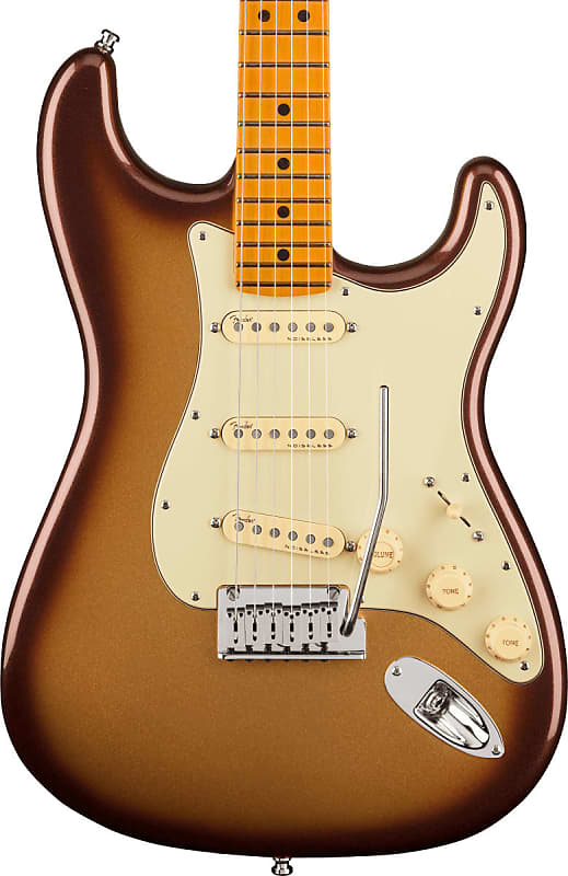 Fender American Ultra Stratocaster MP Mocha Burst w/case image 1