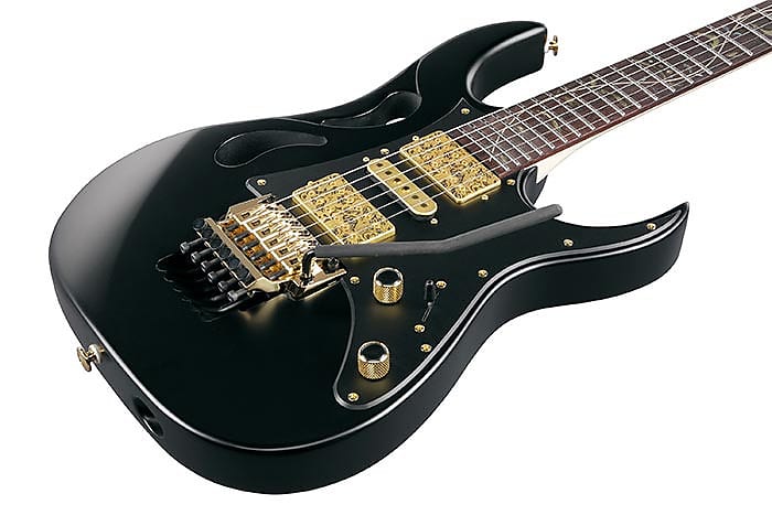 Ibanez - Steve Vai Signature - PIA3761 - Electric Guitar - Onyx Black image 1