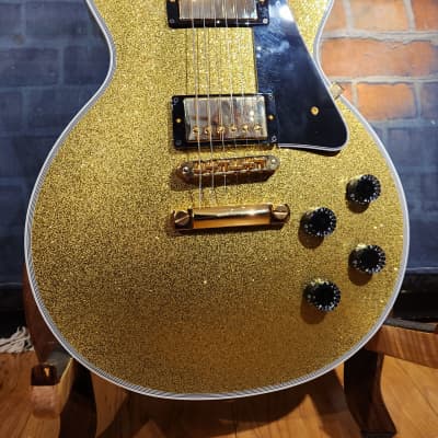 Gibson Custom Shop Les Paul Limited-Edition ( Silver Sparkle | Reverb