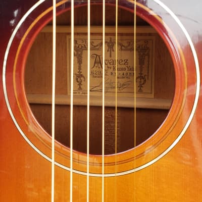 Alvarez Yairi  DY-40SB Acoustic Electric Guitar w/Hard Case image 4
