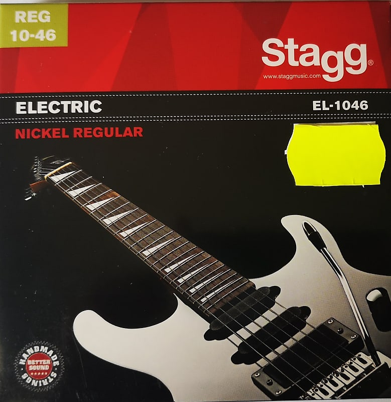 Electric Guitar String SET 10-46 Regular EL-1046 Nickel Plated Steel Stagg image 1
