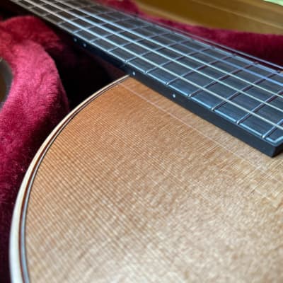 Hsienmo Classic Acoustic Nylon Strings Guitar Red Cedar Solid Top + Indian Rosewood Solid BackSides image 8