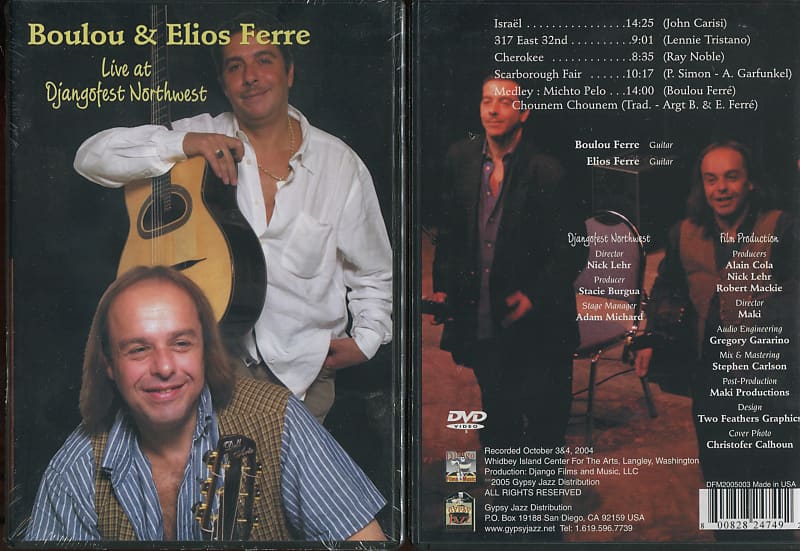 Gypsy Jazz Distribution Boulou & Elios Ferre Live at Djangofest Northwest 2004 image 1