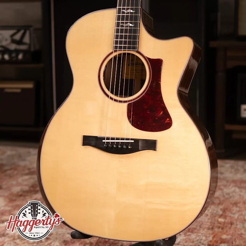 Eastman AC722CE Acoustic Guitar - Natural with Hardshell Case image 1