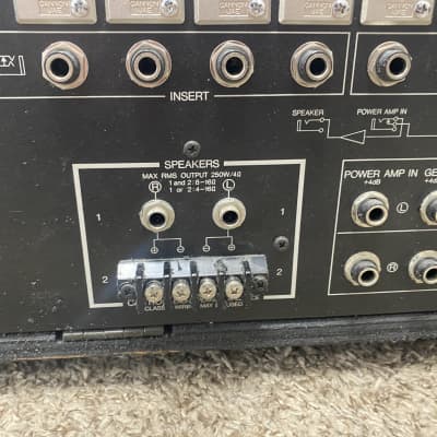 Yamaha EMX300 12 Channel/3 Buss 250W Stereo Powered Mixer 1980's image 9