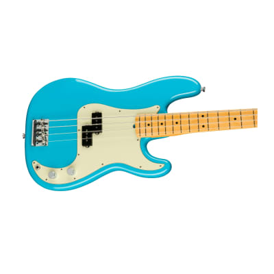 Fender American Professional II Precision Bass Guitar with Maple Fingerboard (Miami Blue) image 3