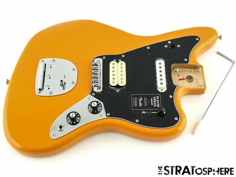 2021 Fender Player Jaguar Series LOADED BODY Alnico 2 &3 HS Guitar Capri  Orange