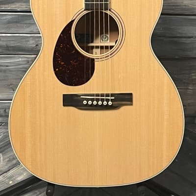 Martin Left Handed OME Cherry FSC® Certified Acoustic Electric Guitar image 1
