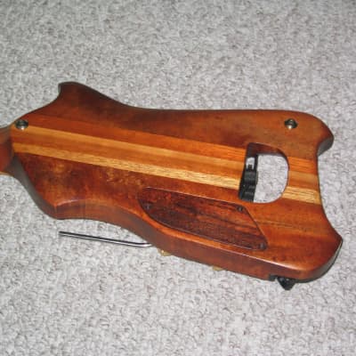 Harrower midi-controller & Alnico II pickups 1995 Natural Wood, Koa, Old Growth Honduras Mahoghany, image 3